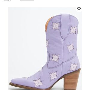 Dingo Purple Star Heeled Boots